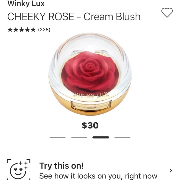 *Brand New* Winky Lux cheeky rose cream blush - Picture 2 of 7